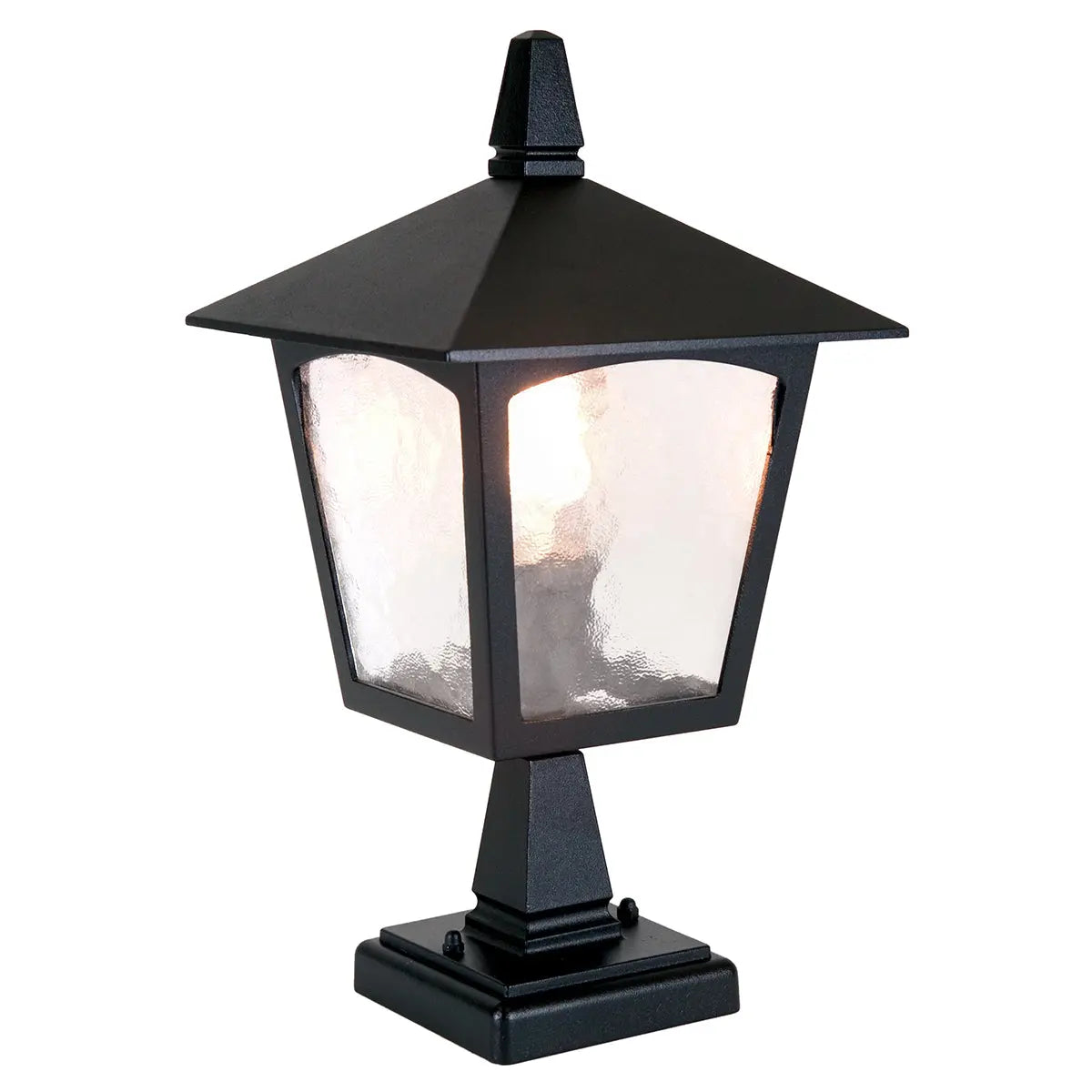 York 1 Light Pedestal Lantern Elstead Lighting