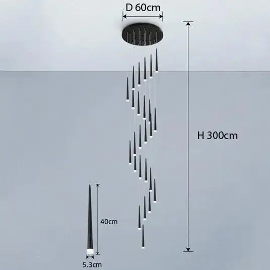 Long Stair Chandelier ChandeliersLife®