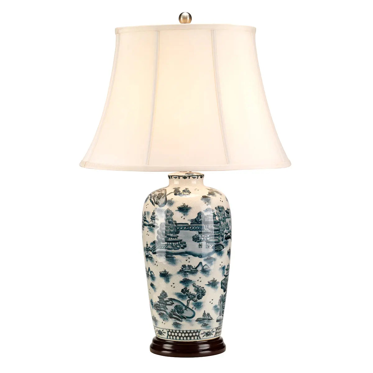 Blue Traditional Table Lamp Elstead Lighting