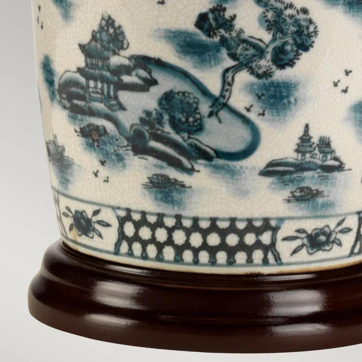 Blue Traditional Table Lamp Elstead Lighting