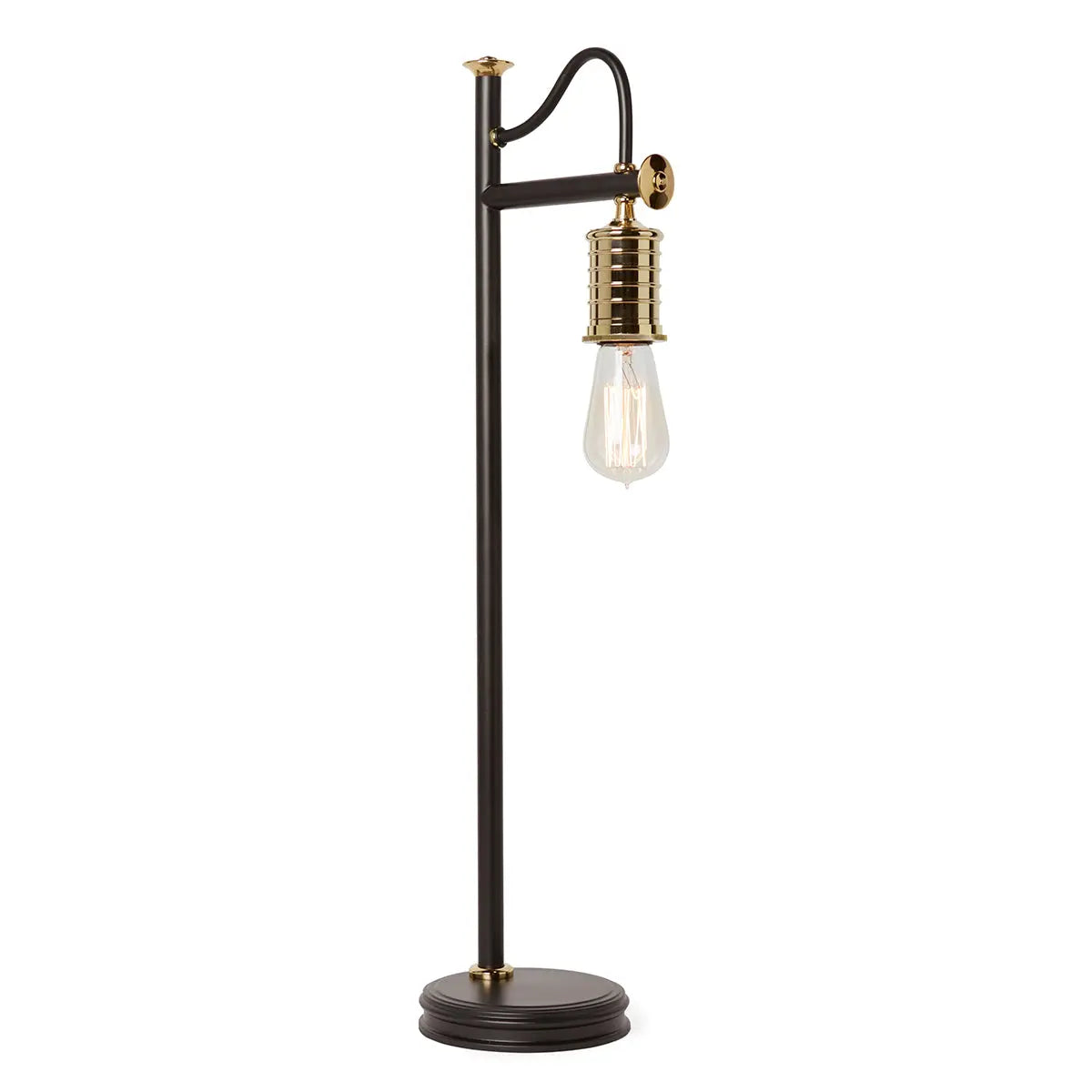 Douille Table Lamp - Black/Polished Brass Elstead Lighting