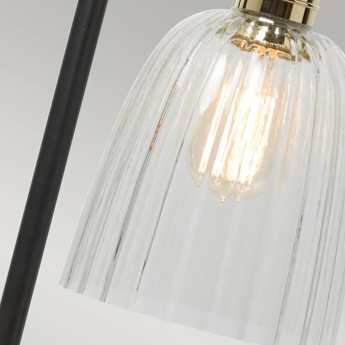 Douille Table Lamp - Black/Polished Brass Elstead Lighting