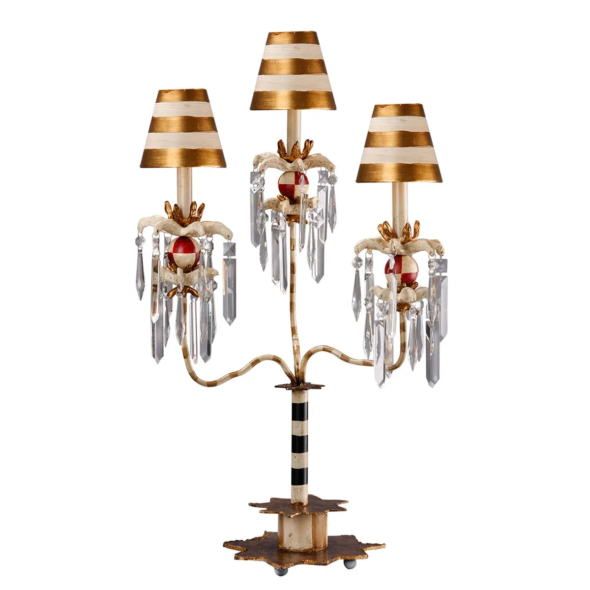 Birdland 3 Arm Table Lamp Elstead Lighting