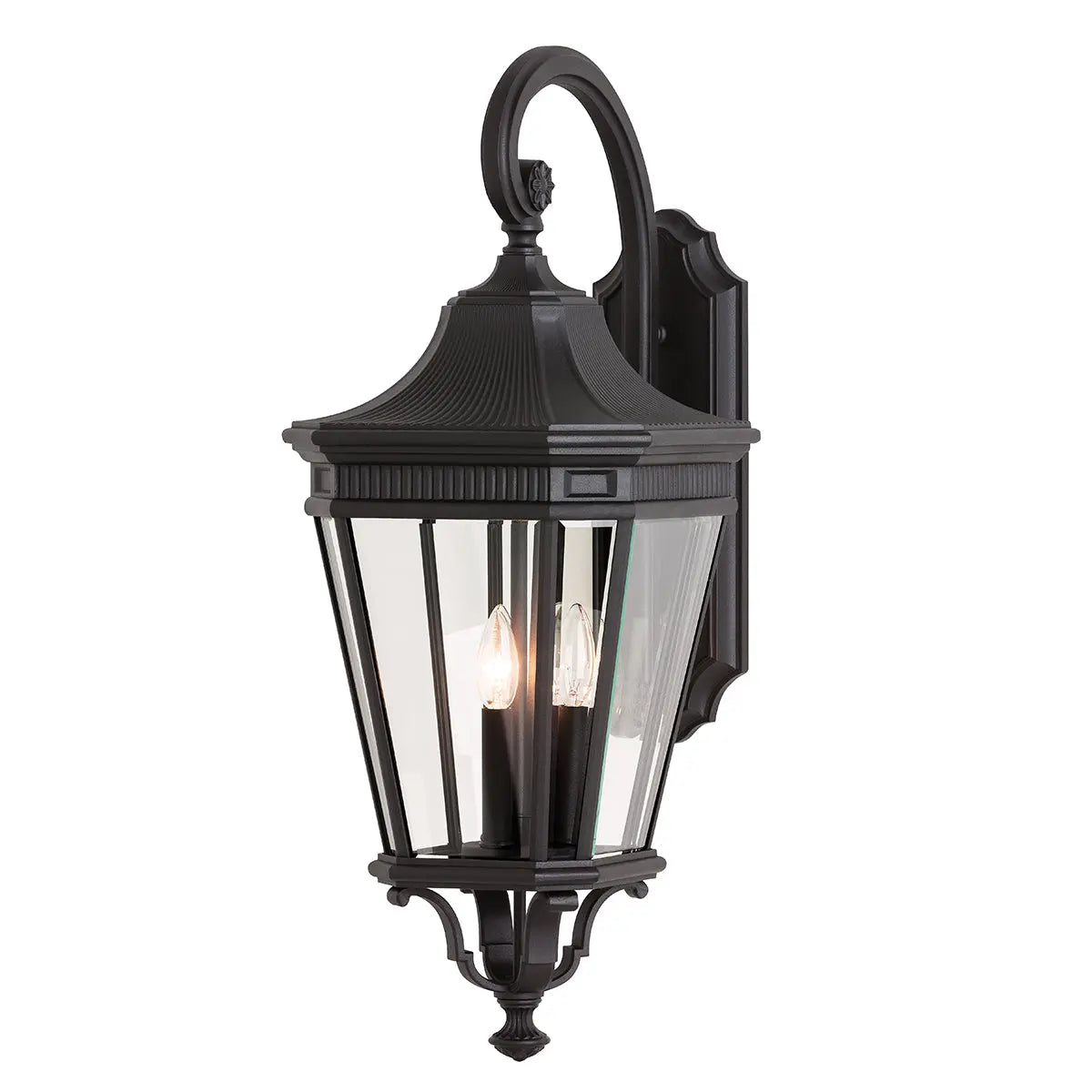 Cotswold Lane Wall Lantern - Black Elstead Lighting