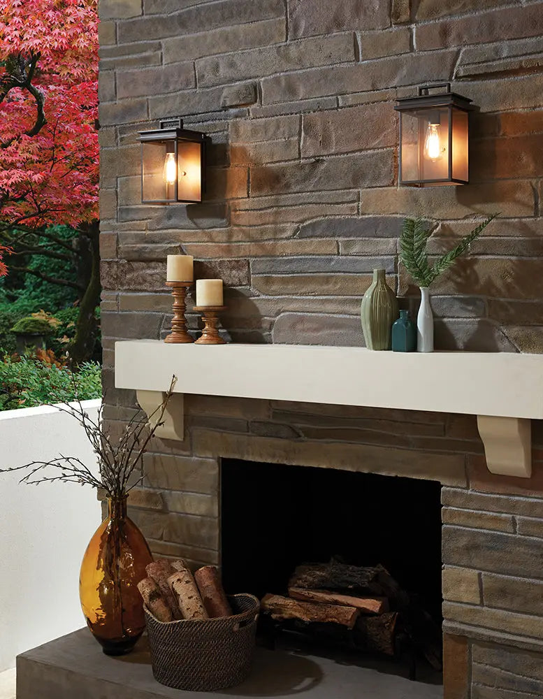 Glenview 1 Light Wall Lantern Elstead Lighting