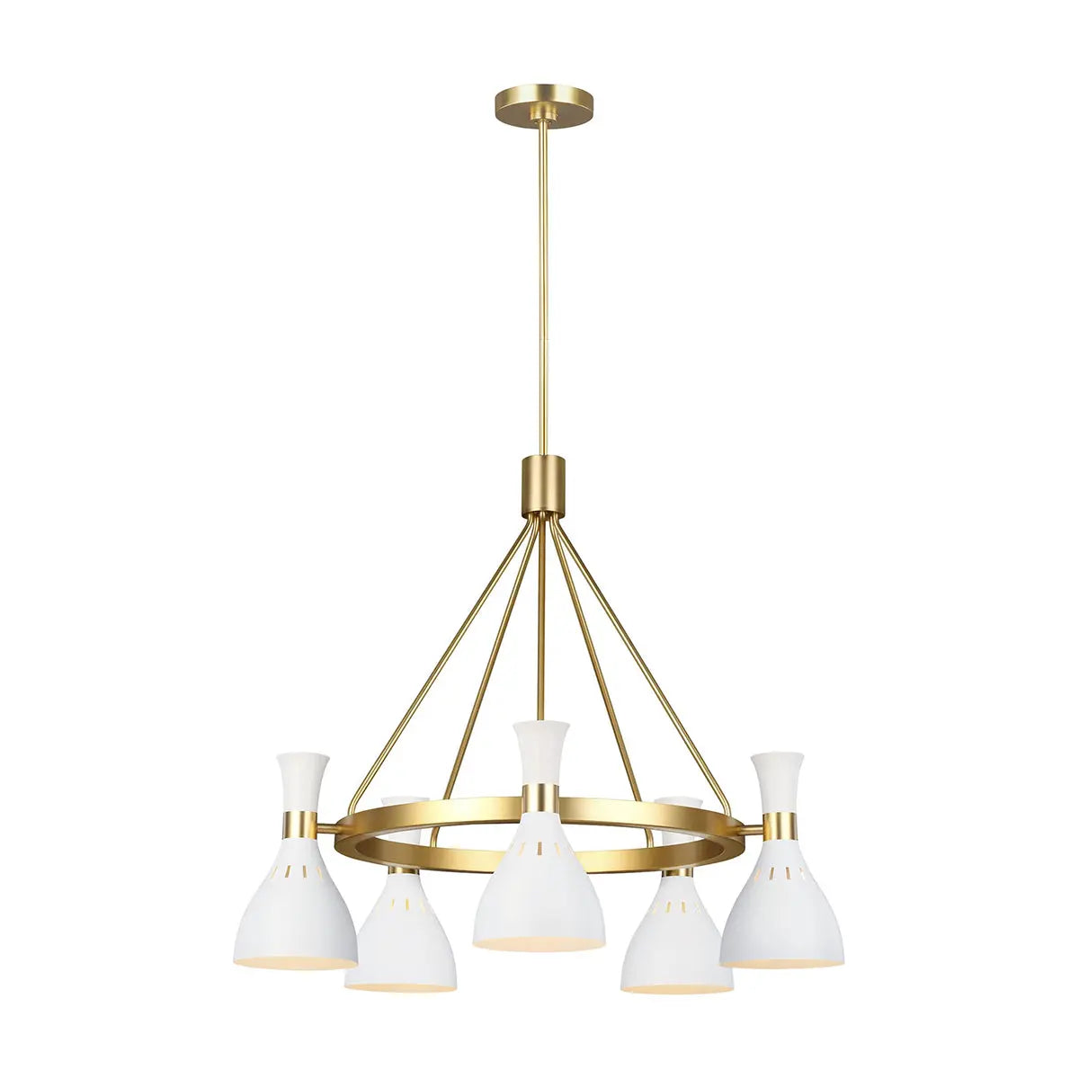 Joan 5 Light Chandelier Elstead Lighting