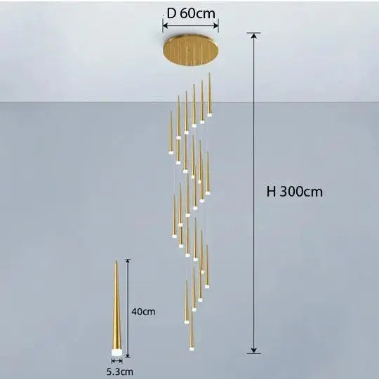 Long Stair Chandelier ChandeliersLife®