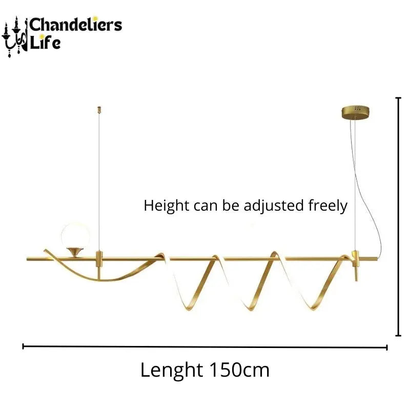 2024 Luxury Dining Table Chandelier Nordic