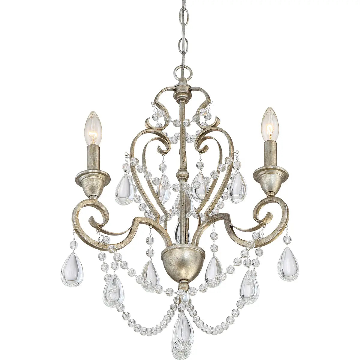 Lakeside 3 Light Mini Chandelier Elstead Lighting