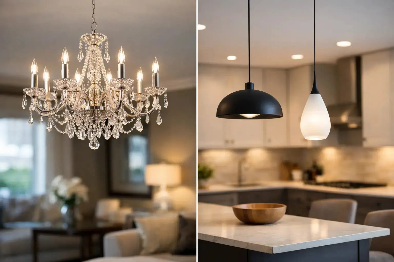Chandelier Versus Pendant Lighting for Your Home