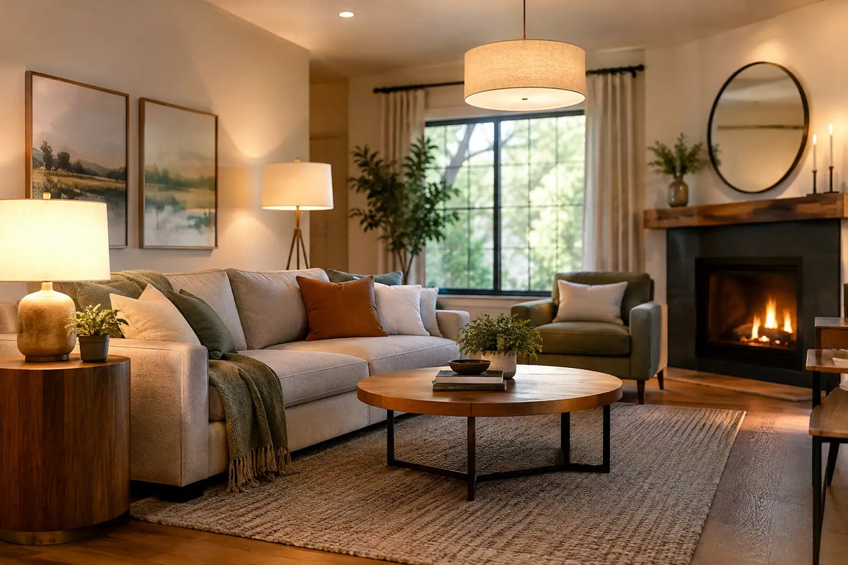 How to Layer Living Room Lighting Beautifully