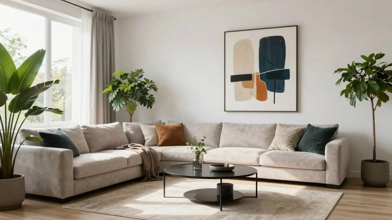 Stylish living room interior design