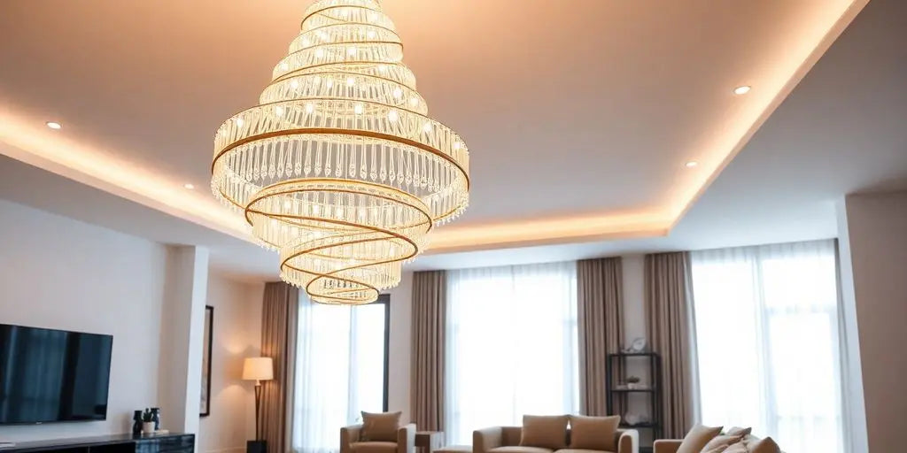 Illuminate-Your-Space-with-a-Stunning-Spiral-Chandelier-A-Modern-Lighting-Solution-for-Every-Home ChandeliersLife®