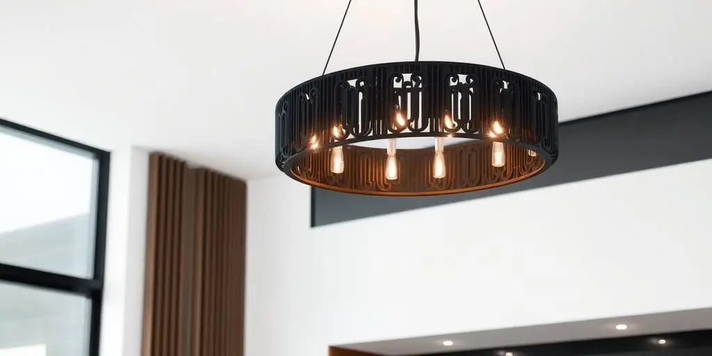 Illuminate-Your-Space-with-a-Stunning-Black-Round-Chandelier-A-Modern-Touch-for-Every-Room ChandeliersLife®