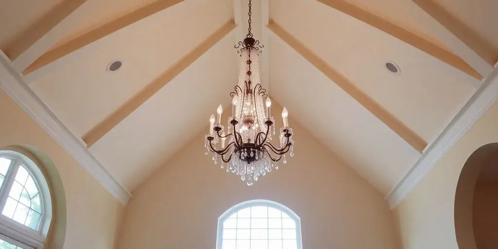 Choosing-the-Perfect-Chandelier-for-Vaulted-Ceilings-A-Guide-to-Style-and-Functionality ChandeliersLife®
