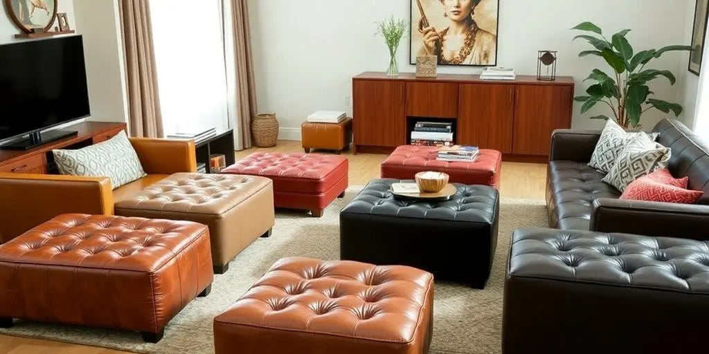 Stylish-and-Functional-Leather-Ottoman-Designs-for-Every-Living-Space ChandeliersLife®
