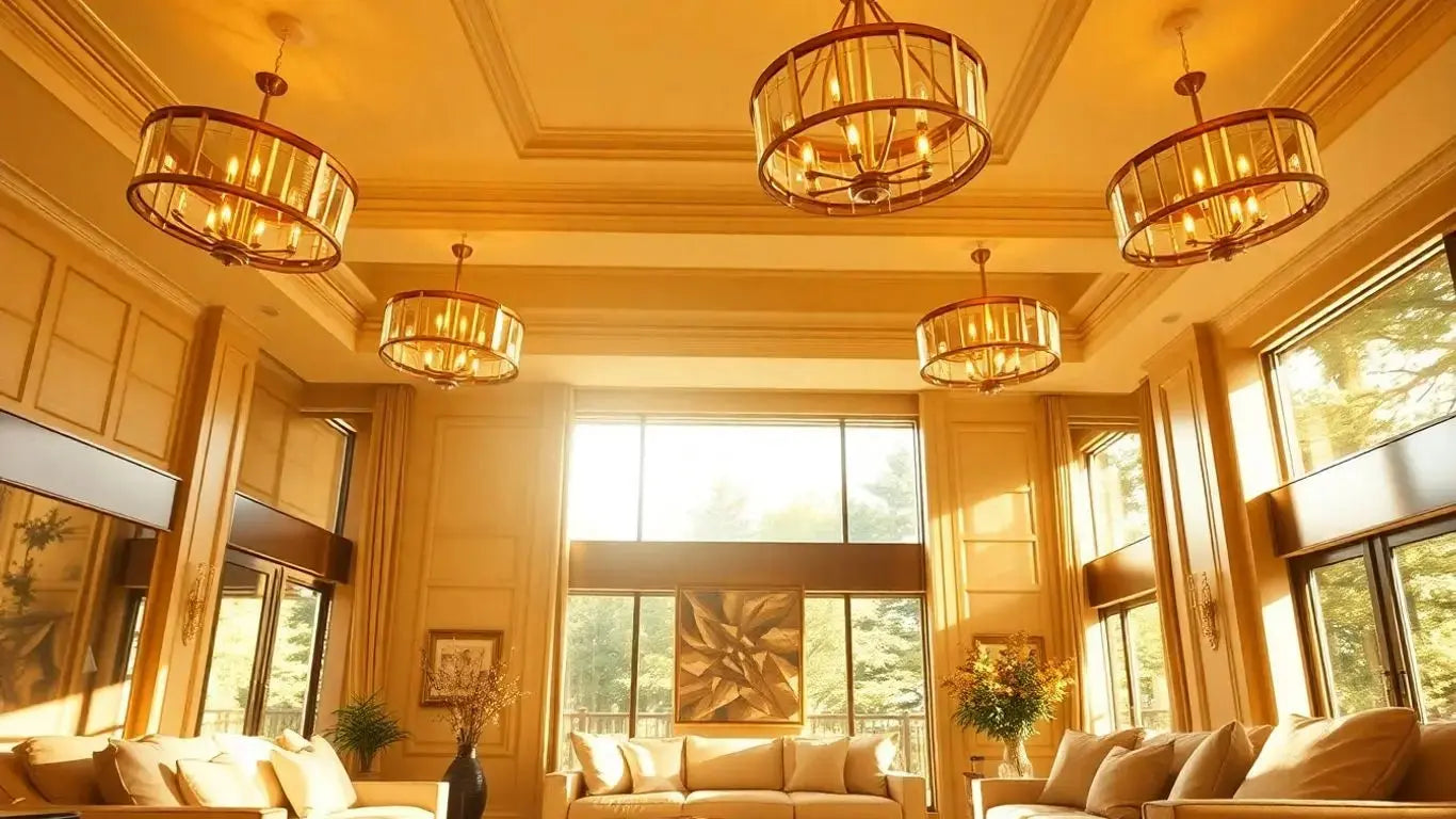 Illuminate-Your-Space-with-Stylish-Gold-Ceiling-Lights ChandeliersLife®