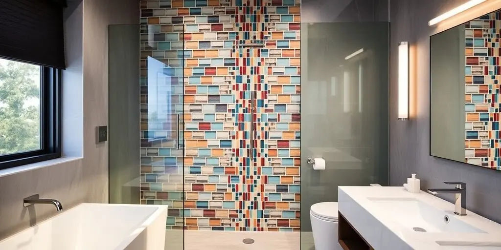 Transform-Your-Bathroom-Creative-Ideas-for-a-Stunning-Shower-with-Accent-Wall ChandeliersLife®