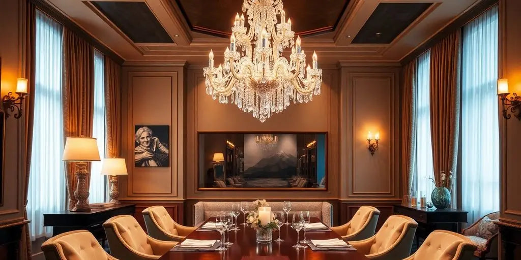 Elevate-Your-Space-Stunning-Dining-Rooms-with-Crystal-Chandeliers-for-a-Touch-of-Elegance ChandeliersLife®