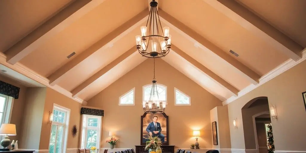Elevate-Your-Space-Stunning-Lighting-for-Vaulted-Ceilings-Dining-Room ChandeliersLife®