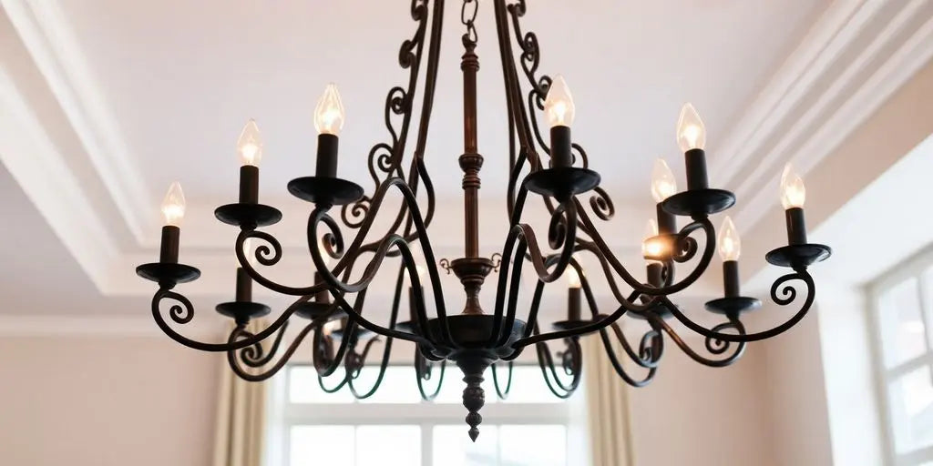 Elevate-Your-Space-with-a-Stunning-Black-Iron-Chandelier ChandeliersLife®