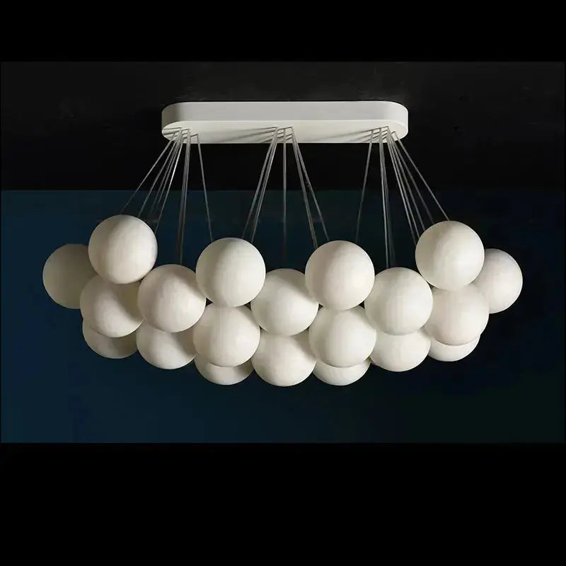 Rectangular Balls Alabaster Chandelier ChandeliersLife®