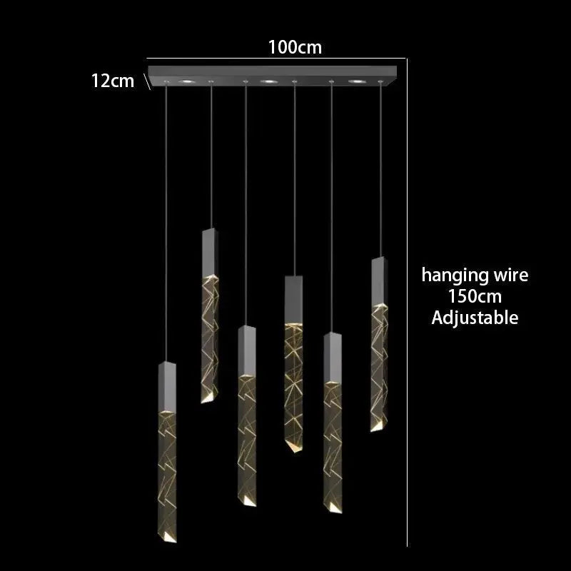 Rectangle Loft LED Chandelier ChandeliersLife®