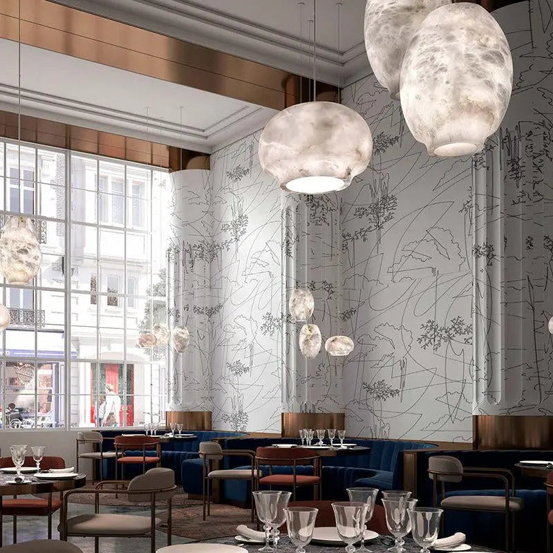 Alabaster Lantern Pendant Light ChandeliersLife®