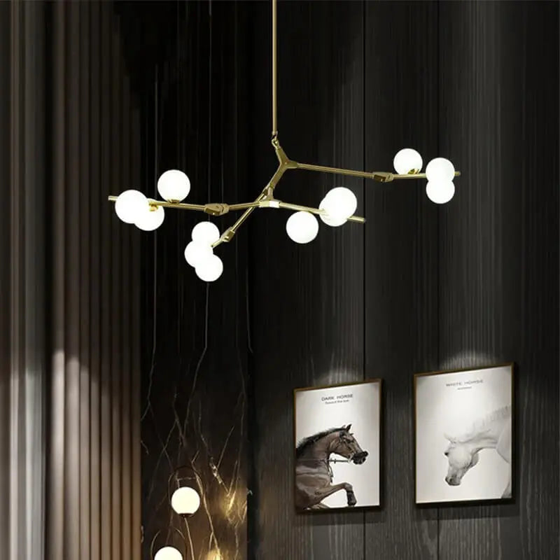 Post Modern Style Glass Balls Branches Chandelier ChandeliersLife®