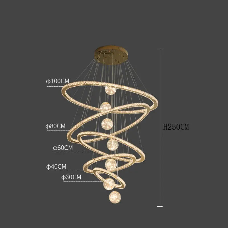 Pendant Modern Crystal Ring Chandelier ChandeliersLife®