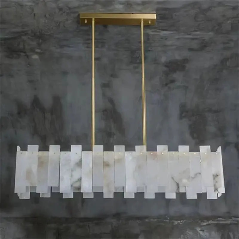 Modern Alabaster Linear Chandelier ChandeliersLife®