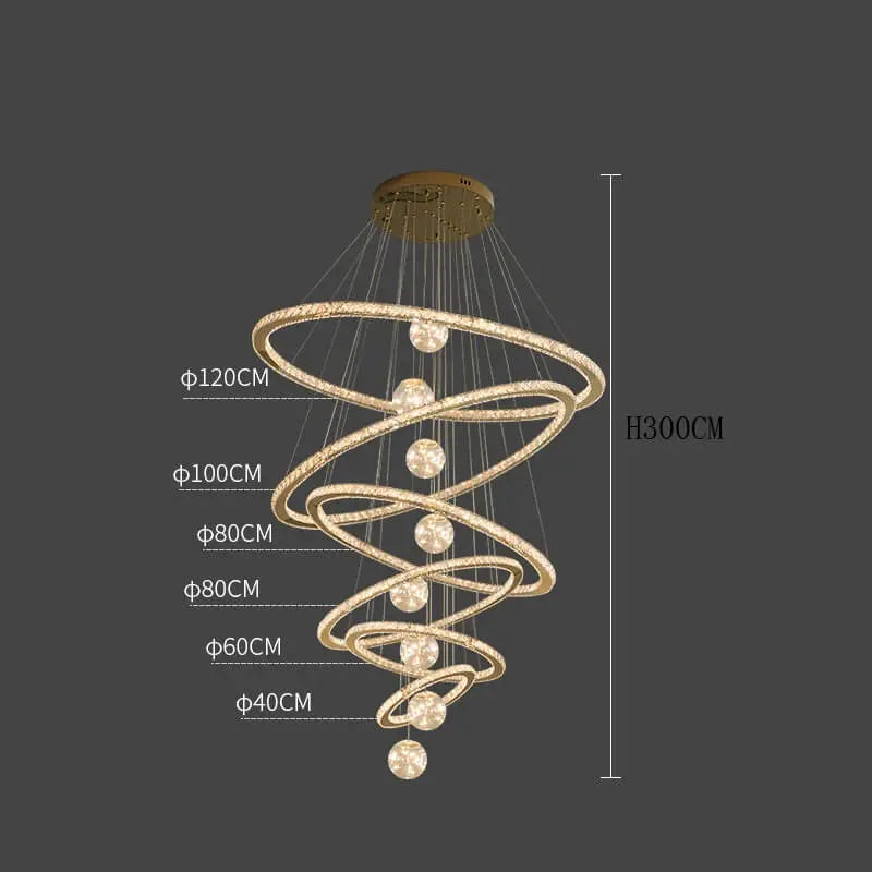 Pendant Modern Crystal Ring Chandelier ChandeliersLife®
