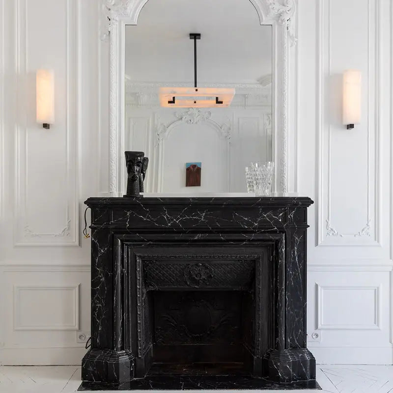 Modern Square Alabaster Chandelier ChandeliersLife®