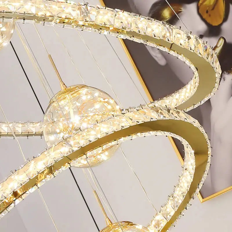 Pendant Modern Crystal Ring Chandelier ChandeliersLife®