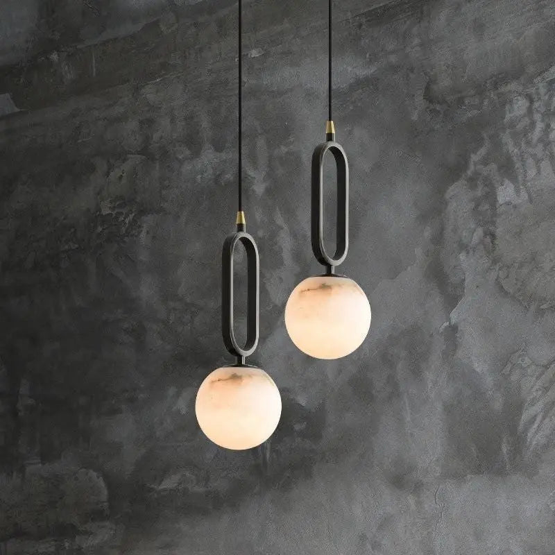Alabaster Sphere Pendant Light ChandeliersLife®