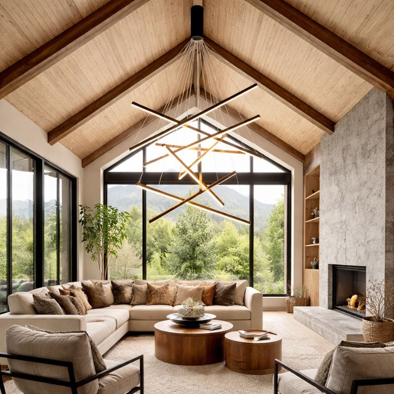 Black Stair Creative Personality Chandelier