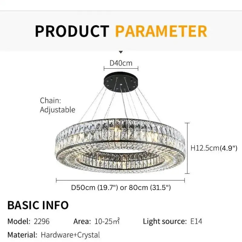 Crystal Pendant Chandelier ChandeliersLife®