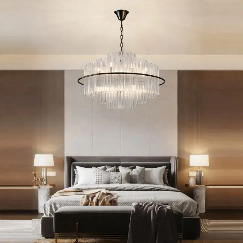 Crystal Designer Oval Round Chandelier ChandeliersLife®