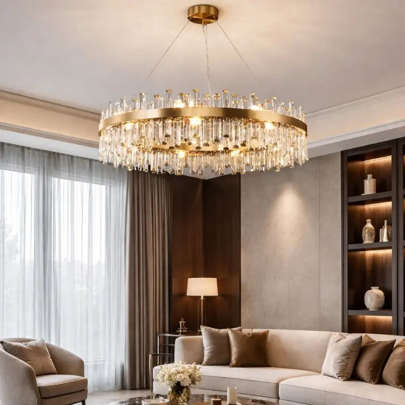 Crystal Round Designer Chandelier