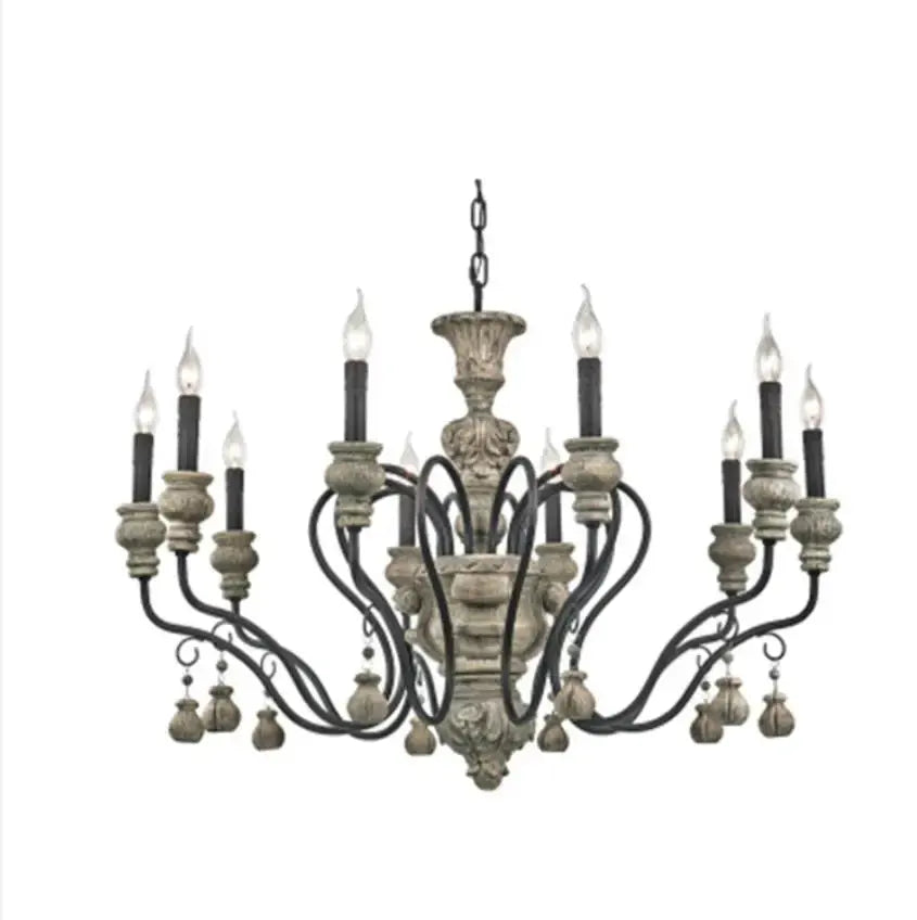 Nordic Wood Farmhouse Decor Chandelier ChandeliersLife®