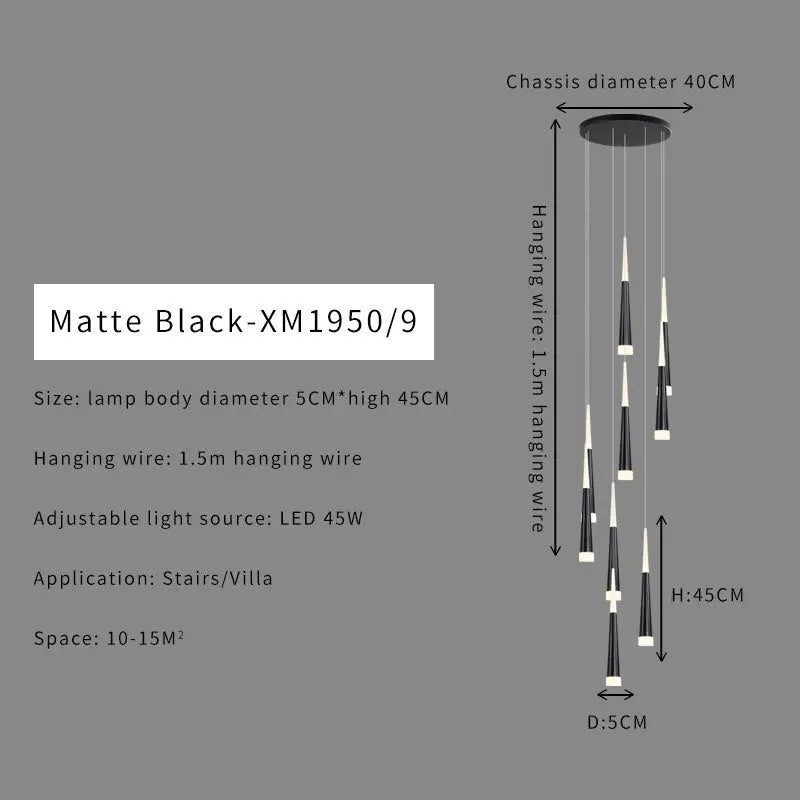 Duplex Stair Chandelier ChandeliersLife®