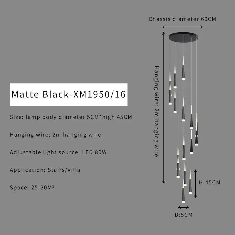 Duplex Stair Chandelier ChandeliersLife®