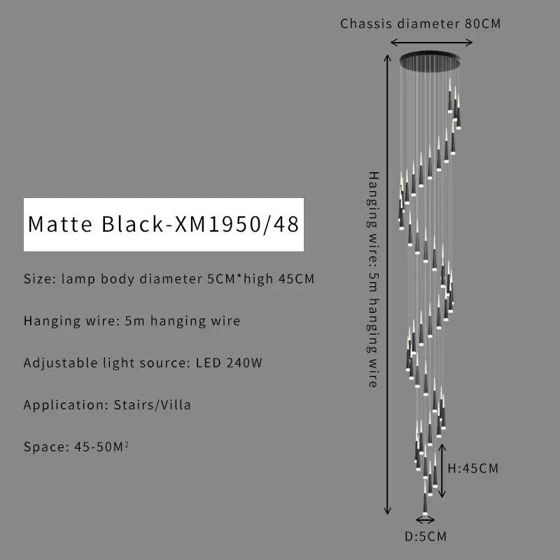 Duplex Stair Chandelier ChandeliersLife®