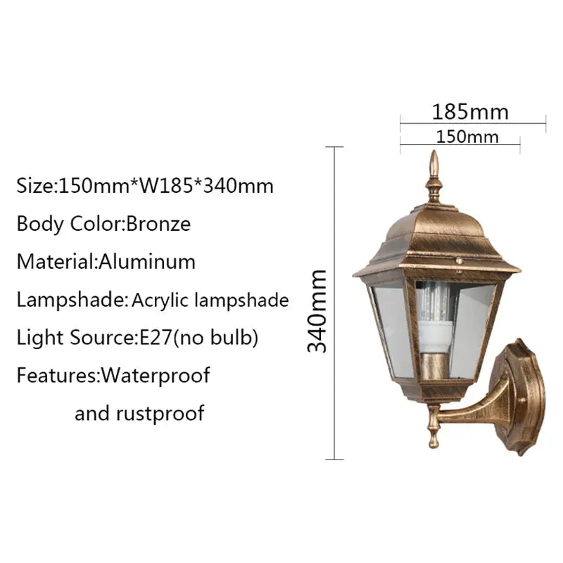 Porch Wall Outdoor Waterproof Porch Light ChandeliersLife®