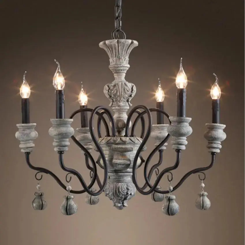 Nordic Wood Farmhouse Decor Chandelier ChandeliersLife®