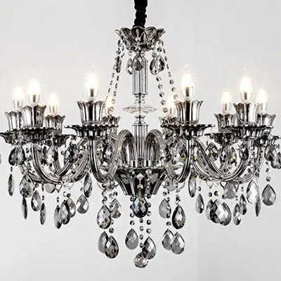 Modern Candle Large Crystal Chandelier ChandeliersLife®