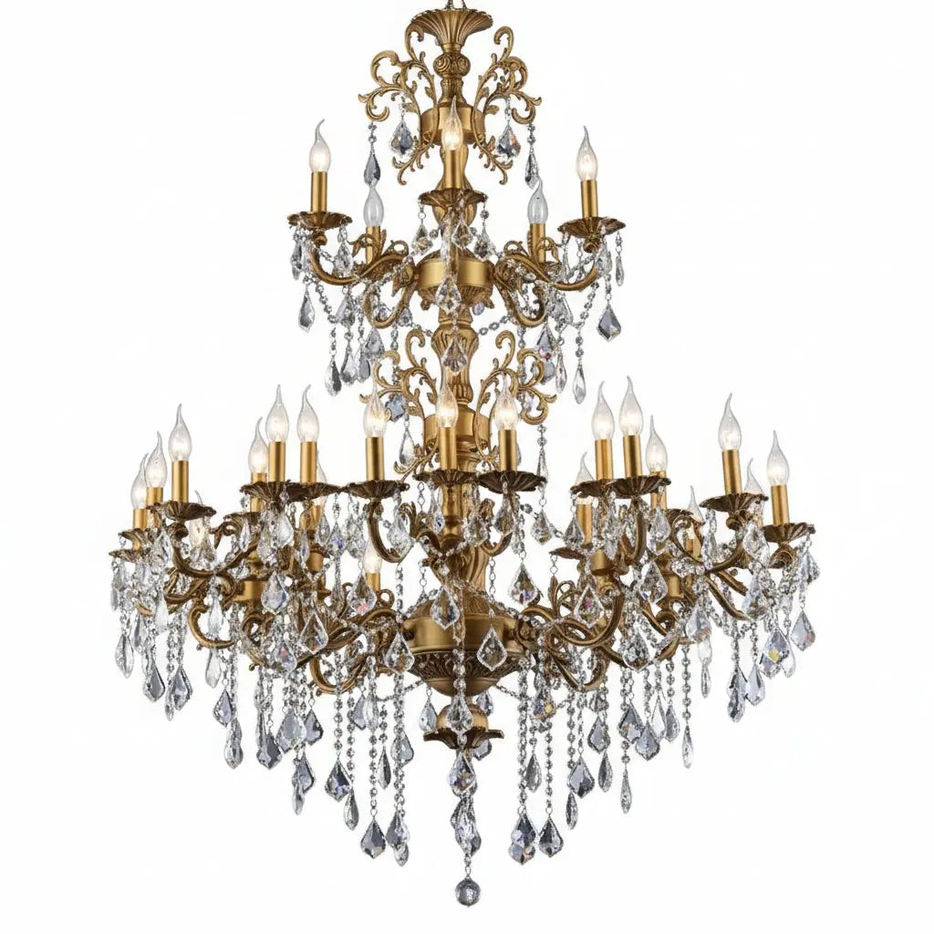 Luxurious Crystal 3 Tiers Chandelier ChandeliersLife®