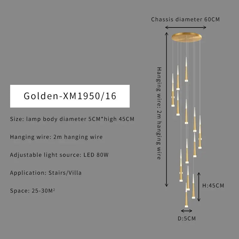 Duplex Stair Chandelier ChandeliersLife®