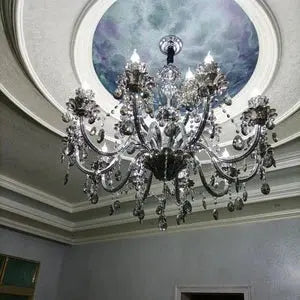 Modern Candle Large Crystal Chandelier ChandeliersLife®