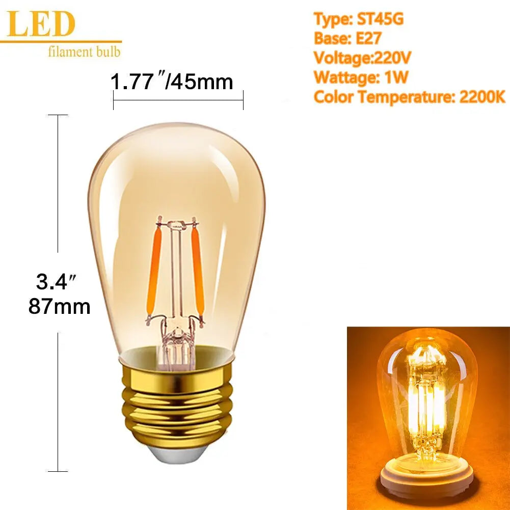 Retro LED Spiral Filament Light Bulb ChandeliersLife®